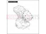 HARLEY-DAVIDSON ULTRA CLASSIC  - FLHTCU ENGINE ASSEMBLY - TWIN CAM 96â¢