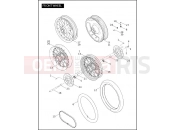 HARLEY-DAVIDSON ULTRA CLASSIC  - FLHTCU FRONT WHEEL
