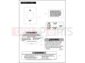 HARLEY-DAVIDSON ULTRA CLASSIC  - FLHTCU WARNINGS & LABELS