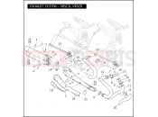 Harley-Davidson 2007 VRSC VRSCAW V-ROD  - VRSCAW EXHAUST SYSTEM - VRSCD, VRSCR