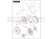Harley-Davidson 2007 VRSC VRSCAW V-ROD  - VRSCAW FRONT WHEEL