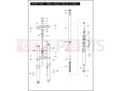 Harley-Davidson 2007 VRSC VRSCDX NIGHT ROD SPECIAL  - VRSCDX FRONT FORK - VRSCA, VRSCD, VRSCDX, VRSCX