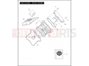 HARLEY-DAVIDSON VRSCX SCREAMIN' EAGLE V-ROD  - VRSCX CAM COVERS - FRONT SHOWN