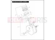 Harley-Davidson 2006 CVO/CUSTOM CVO ULTRA CLASSIC  - FLHTCUSE PISTON & FLYWHEEL ASSEMBLY