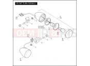 FRONT TURN SIGNALS - Harley-Davidson CVO V-ROD - VRSCSE2 2006
