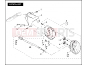 HEADLAMP - Harley-Davidson CVO V-ROD - VRSCSE2 2006