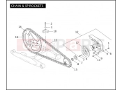 CHAIN & SPROCKETS - Harley-Davidson CVO VR DESTROYER - VRXSE 2006