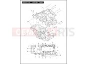 CRANKCASE - UPPER & LOWER - Harley-Davidson CVO VR DESTROYER - VRXSE 2006