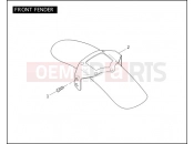 FRONT FENDER - Harley-Davidson CVO VR DESTROYER - VRXSE 2006