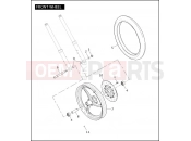 FRONT WHEEL - Harley-Davidson CVO VR DESTROYER - VRXSE 2006
