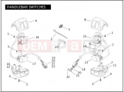Harley-Davidson 2006 DYNA DYNA SUPER GLIDE  - FXDI HANDLEBAR SWITCHES