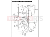 Harley-Davidson 2006 TOURING ROAD KING CLASSIC  - FLHRCI WIRING HARNESS, INTERCONNECT - FLHT & FLHX