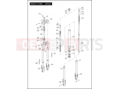 Harley-Davidson 2006 VRSC VRSCD NIGHT ROD  - VRSCD 105 FRONT FORK - VRSCR