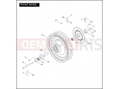 FRONT WHEEL - Harley-Davidson CVO FAT BOY - FLSTFSE 2005