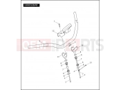 HANDLEBAR - Harley-Davidson CVO FAT BOY - FLSTFSE 2005