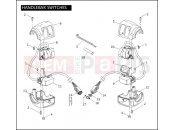 HANDLEBAR SWITCHES - Harley-Davidson CVO FAT BOY - FLSTFSE 2005