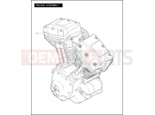 Harley-Davidson 2005 DYNA DYNA SUPER GLIDE  - FXD ENGINE ASSEMBLY - TWIN CAM 88â¢