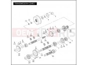 Harley-Davidson 2005 DYNA DYNA SUPER GLIDE CUSTOM  - FXDC TRANSMISSION GEARS