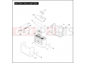 Harley-Davidson 2005 DYNA DYNA LOW RIDER  - FXDLI BATTERY TRAY & BATTERY