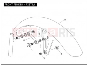Harley-Davidson 2005 SOFTAIL HERITAGE SOFTAIL CLASSIC  - FLSTC FRONT FENDER - FXSTS/I
