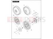 HARLEY-DAVIDSON FAT BOY  - FLSTFI REAR WHEEL