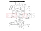 Harley-Davidson 2005 SOFTAIL NIGHT TRAIN  - FXSTB WIRING HARNESS, MAIN - FUEL INJECTED (1 OF 2)