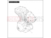 Harley-Davidson 2005 TOURING ULTRA CLASSIC  - FLHTCUI ENGINE ASSEMBLY - TWIN CAM 88â¢