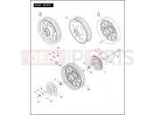 Harley-Davidson 2005 TOURING ULTRA CLASSIC  - FLHTCUI REAR WHEEL