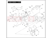 Harley-Davidson 2005 TOURING ELECTRA GLIDE STANDARD  - FLHTI INNER FAIRING - FLTRI