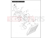 Harley-Davidson 2005 VRSC VRSCB V-ROD 98  - VRSCB 98 COOLANT HOSES / BOTTLE