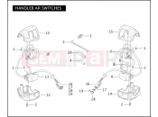 Harley-Davidson 2005 VRSC VRSCB V-ROD 98  - VRSCB 98 HANDLEBAR SWITCHES