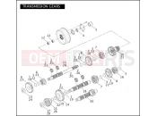 Harley-Davidson 2004 DYNA DYNA LOW RIDER  - FXDLI TRANSMISSION GEARS