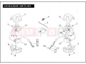 Harley-Davidson 2004 DYNA DYNA WIDE GLIDE  - FXDWGI HANDLEBAR SWITCHES