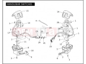 Harley-Davidson 2004 POLICE DYNA DEFENDER  - FXDP HANDLEBAR SWITCHES