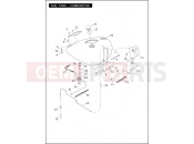 HARLEY-DAVIDSON FAT BOY  - FLSTF FUEL TANK - CARBURETOR