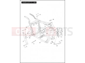 HARLEY-DAVIDSON NIGHT TRAIN  - FXSTB FRAME & JIFFY STAND