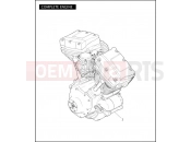 HARLEY-DAVIDSON ELECTRA GLIDE STANDARD  - FLHT COMPLETE ENGINE - TWIN CAM 88â¢