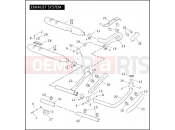 HARLEY-DAVIDSON ELECTRA GLIDE STANDARD  - FLHT EXHAUST SYSTEM (1 OF 2)