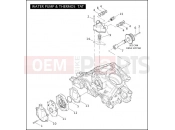 Harley-Davidson 2004 VRSC VRSCB V-ROD  - VRSCB WATER PUMP & THERMOSTAT