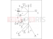 WIRING HARNESS, ELECTRONIC FUEL INJECTION SYSTEM - Harley-Davidson CVO ROAD KING - FLHRSEI2 2003