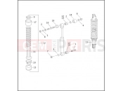 HARLEY-DAVIDSON DYNA LOW RIDER  - FXDL SHOCK ABSORBERS - HYDRAULIC