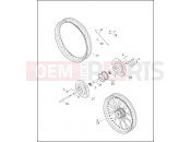 HARLEY-DAVIDSON DYNA WIDE GLIDE  - FXDWG FRONT WHEEL - LACED