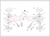 Harley-Davidson 2003 SOFTAIL SOFTAIL STANDARD  - FXSTI HANDLEBAR SWITCHES