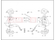 Harley-Davidson 2003 VRSC VRSCA V-ROD  - VRSCA HANDLEBAR SWITCHES