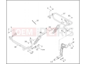 Harley-Davidson 2002 POLICE DYNA DEFENDER  - FXDP SADDLEBAG GUARDS