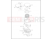 Harley-Davidson 2002 VRSC VRSCA V-ROD  - VRSCA AIR CLEANER
