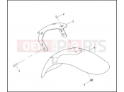 Harley-Davidson 2002 VRSC VRSCA V-ROD  - VRSCA FRONT FENDER