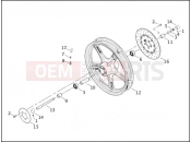 FRONT WHEEL - CAST - Harley-Davidson CVO DYNA WIDE GLIDE - FXDWG2 2001