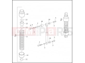 SHOCK ABSORBERS - HYDRAULIC - Harley-Davidson CVO DYNA WIDE GLIDE - FXDWG2 2001