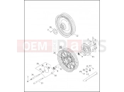 Harley-Davidson 2000 SOFTAIL SOFTAIL DEUCE  - FXSTD FRONT WHEEL (1 OF 2)